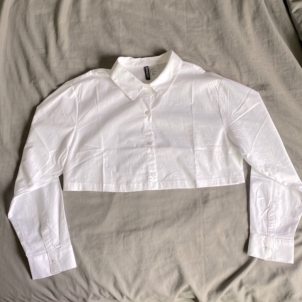 Crop button up